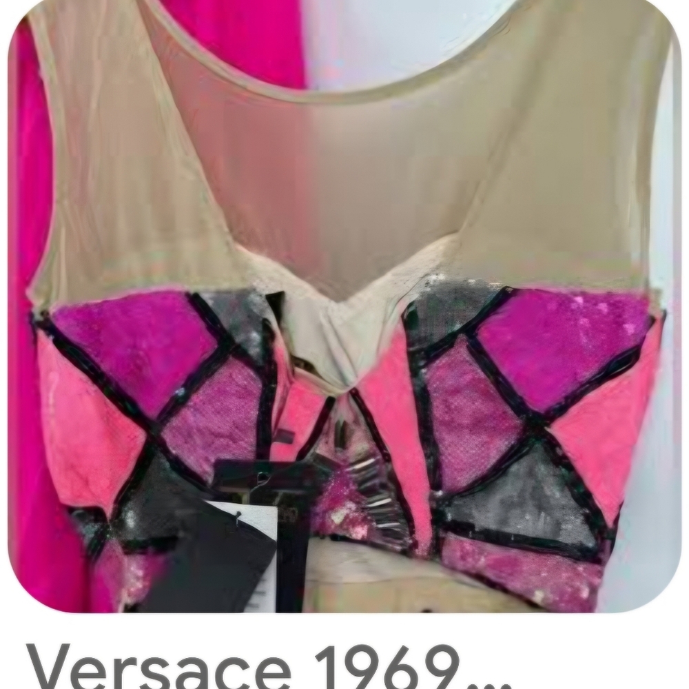 Versace 19.69 Abbigliamento Italia Sequin Gown Set - Picture 7 of 9